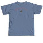 Phlebotomy merch, a Blue Jean Comfort Colors Unisex Tee (back-view)