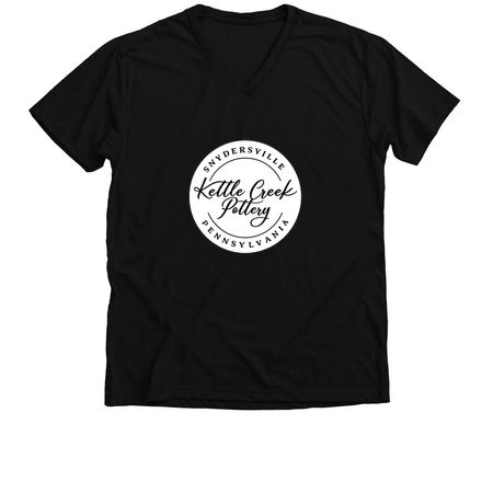 Kettle Creek Pottery Merchandise, a Solid Black Blend Premium V-Neck Tee