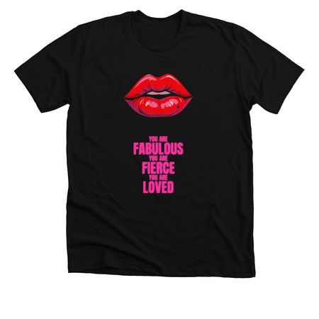 Unmasked Diva Signature Tee, a Solid Black Blend Premium Unisex Tee