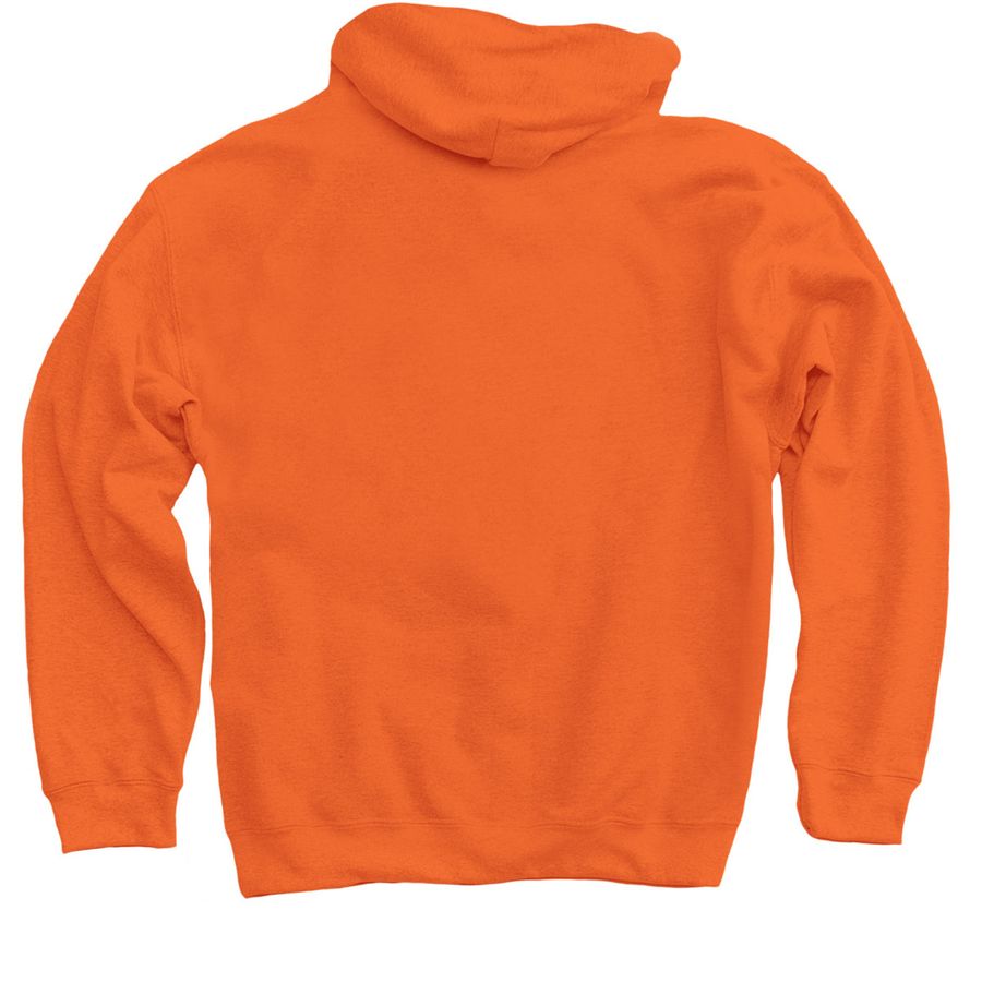 Join the Fight for a Fair Food System, a Orange Pullover Hoodie (back-view)