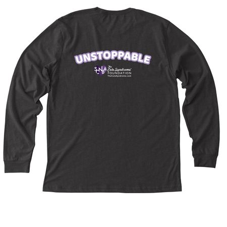 2026 Awareness - Youth & Adult Shirts, a Dark Grey Heather Premium Long Sleeve Tee (back-view)