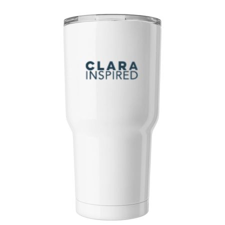 Tumblers from Clara Inspired, a White Insulated Tumbler