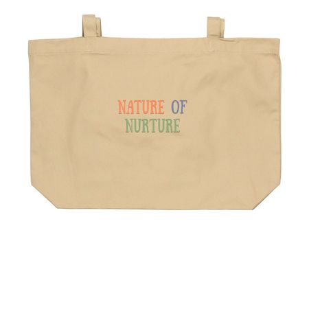 Nature of Nurture Bags, a Oyster Large Organic Cotton Tote Bag