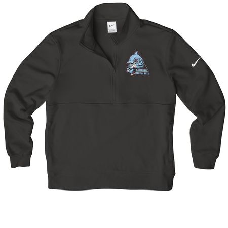CMA Logo Athletic Wear&nbsp;, a Anthracite Nike Club Fleece Half Zip Pullover