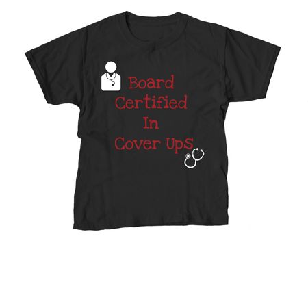 Funny Tees, a Black Youth Unisex Tee