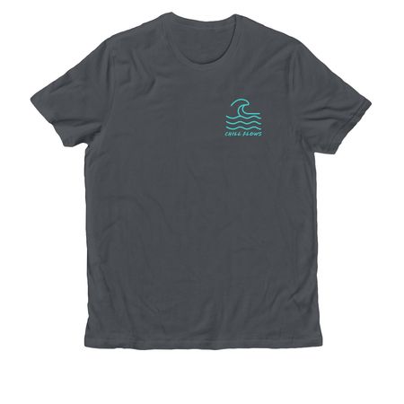Chill Flows Eco Merch&nbsp;, a Terrain Grey Allmade Organic Cotton Unisex Tee