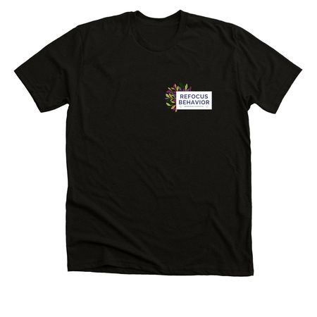 Redefining Potential w/ Logo, a Black Heather Premium Unisex Tee