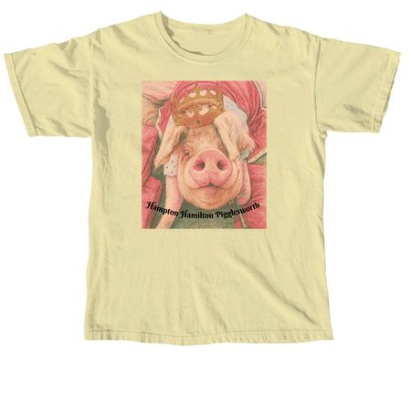The Worth of One Pig, a Butter Comfort Colors Unisex Tee