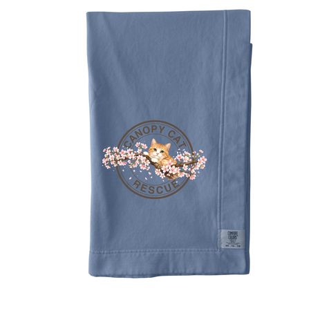 Comfort Colors Blanket, a Blue Jean Comfort Colors Blanket