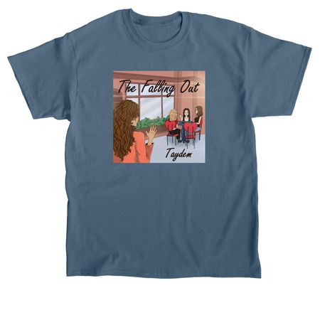 'The Falling Out', a Indigo Blue Classic Unisex Tee