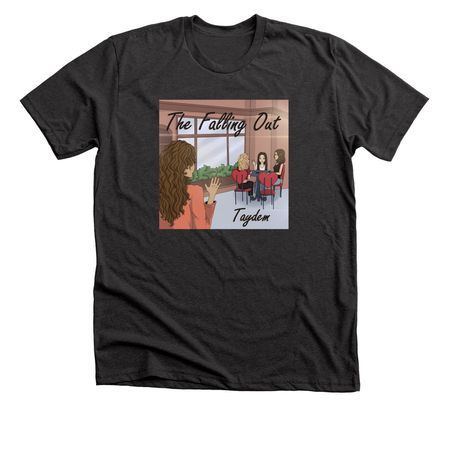 'The Falling Out', a Dark Grey Heather Premium Unisex Tee