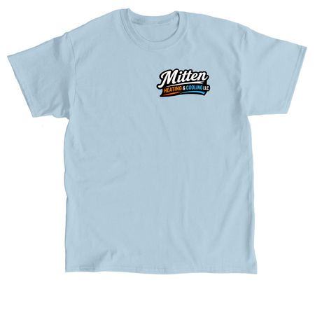 Mitten Heating & Cooling LLC, a Light Blue Classic Unisex Tee