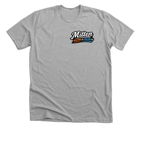 Mitten Heating & Cooling LLC, a Athletic Heather Premium Unisex Tee