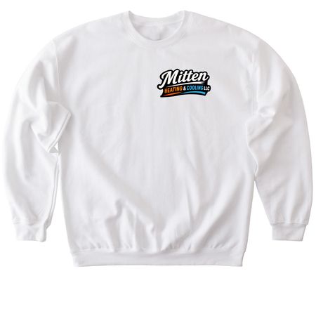 Mitten Heating & Cooling LLC, a White Softstyle Crewneck Sweatshirt