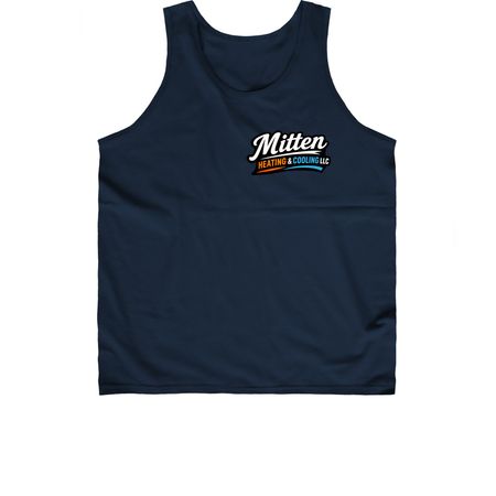 Mitten Heating & Cooling LLC, a Navy Classic Unisex Tank Top