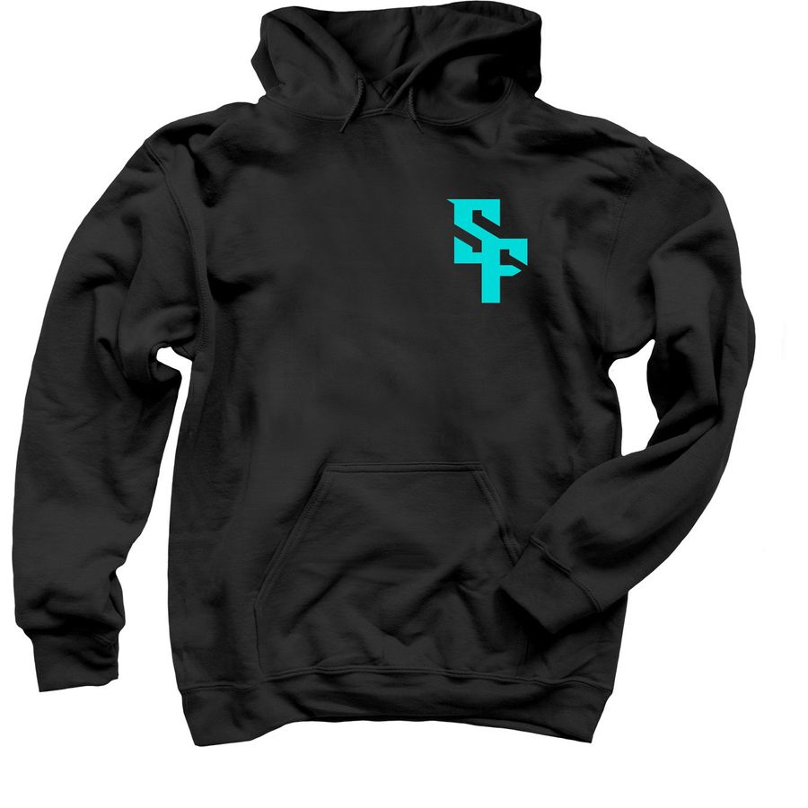 Pirates Front & Back Sweater Collection, a Black Pullover Hoodie