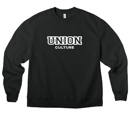 Union Culture, a Vintage Black Premium Heavyweight Crewneck Sweatshirt