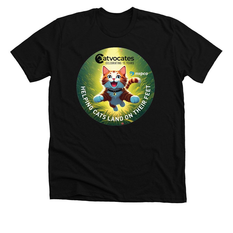Catvocates 15th Anniversary Celebration, a Solid Black Blend Premium Unisex Tee