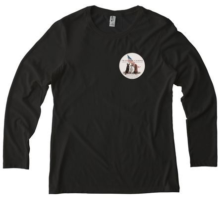 TC America 250 Logos&nbsp;, a Space Black Allmade Eco Triblend Women?s Long Sleeve Tee