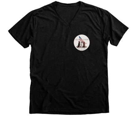TC America 250 Logos&nbsp;, a Black Heather Premium V-Neck Tee