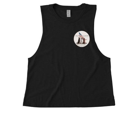 TC America 250 Logos&nbsp;, a Deep Black Allmade Eco Triblend Women?s Muscle Tank