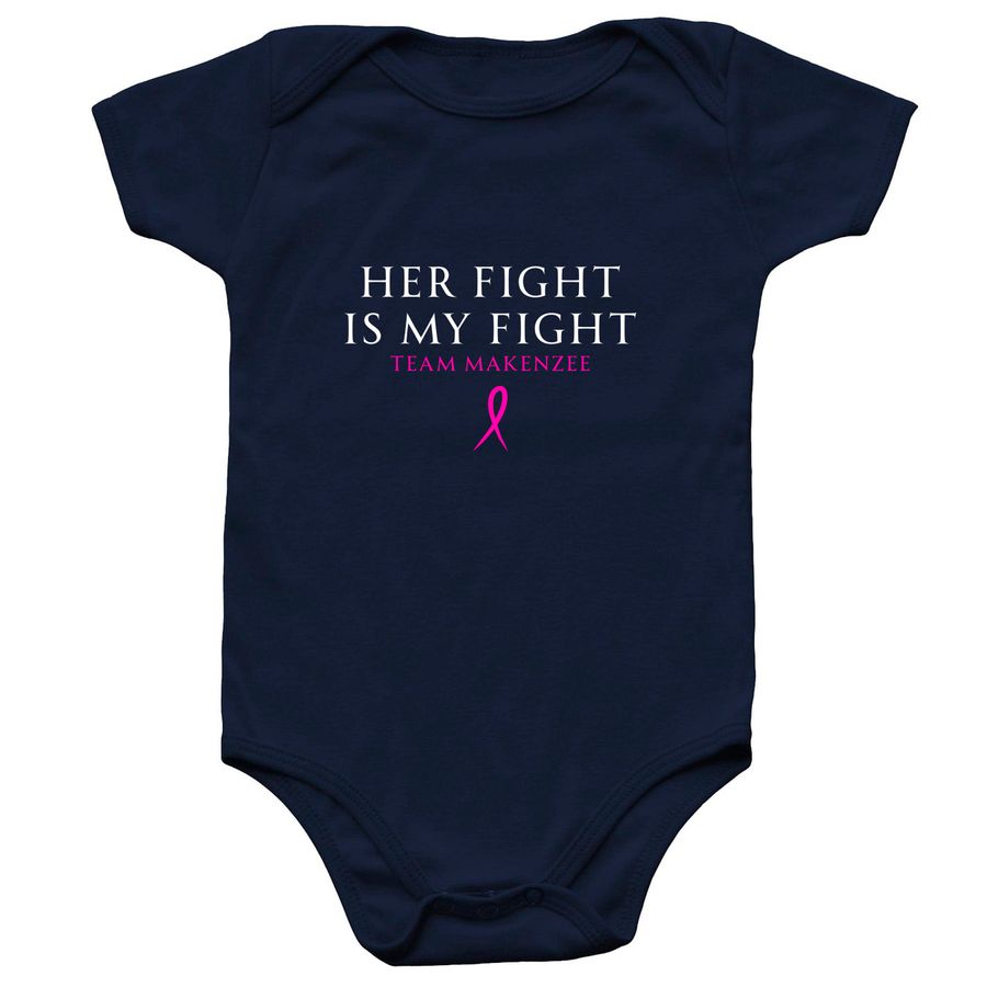 Baby Onesie | Team Makenzee, a Navy Infant Onesie