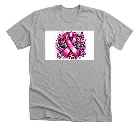 Help fight for a cure, a Athletic Heather Premium Unisex Tee