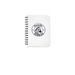 Among the Zebras - notebook, a White Spiral Notebook