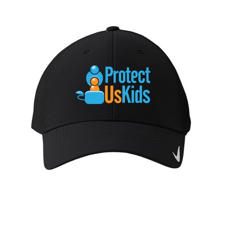 WEAR THE MISSION., a Black Printed Nike Dri-FIT Legacy Performance Cap