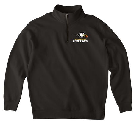 Pittsburgh Puffins&nbsp;Quarter Zip Pullover, a Black Midweight Quarter Zip Pullover