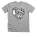 Show Your Love for Wildlife!, a Athletic Heather Premium Unisex Tee
