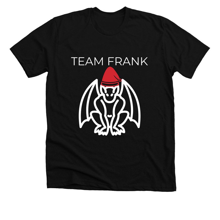 Frank the Gargoyle, a Solid Black Blend Premium Unisex Tee
