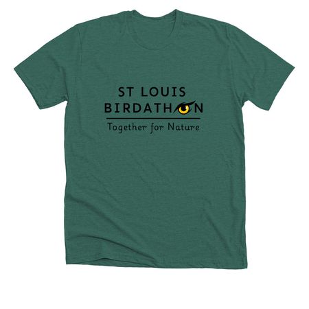 St. Louis Birdathon, a Heather Forest Premium Unisex Tee