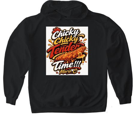 Chicken Tender&nbsp;, a Black Gildan Softstyle Pullover Hoodie