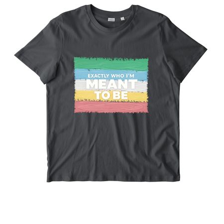 Exactly Who I'm Meant To Be, a Anthracite Stanley/Stella Unisex Crafter Tee