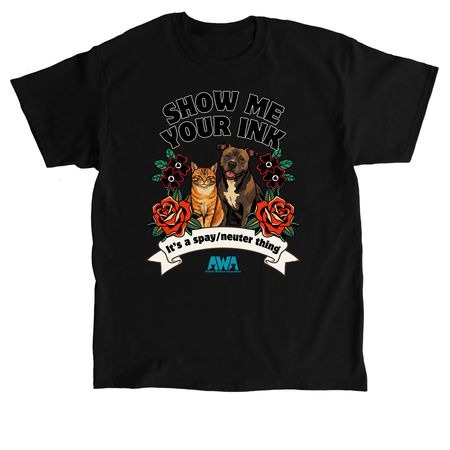 Show Me Your Ink, a Black Classic Unisex Tee