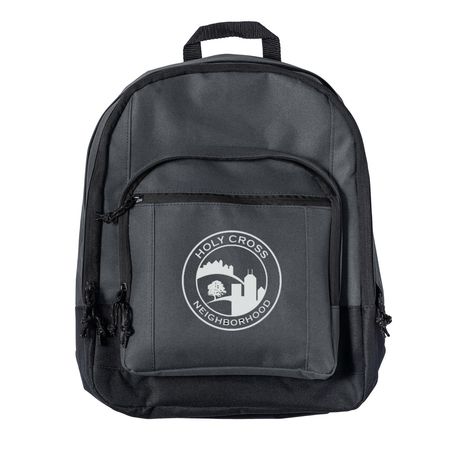 Holy Cross Neighborhood, a Dark Charcoal Everyday Backpack