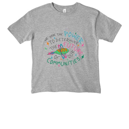 We Have the Power: Adult & Youth, a Athletic Heather Youth Heavyweight Tee