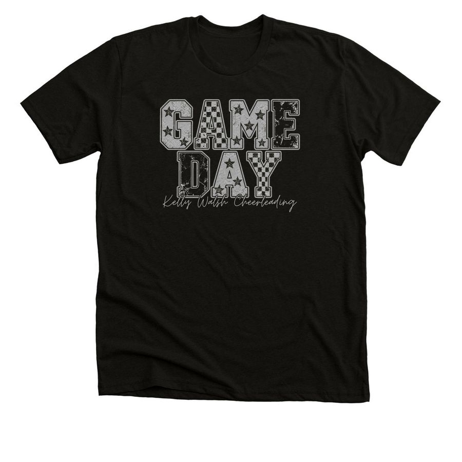 Game Day - Light, a Black Heather Premium Unisex Tee