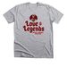 Love & Legends Dragon Tee, a Athletic Heather Premium Unisex Tee