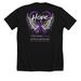 Sojourner House Domestic Violence Program, a Solid Black Blend Premium Unisex Tee (back-view)