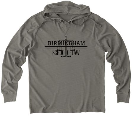 BSL Scales, a Driftwood Grey Allmade Organic Cotton Mineral Dye Hoodie Tee
