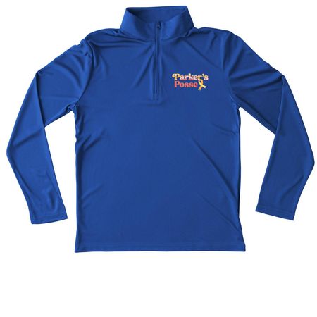 Parker's Posse: Sports Mode, a True Royal Youth Performance Quarter Zip Pullover