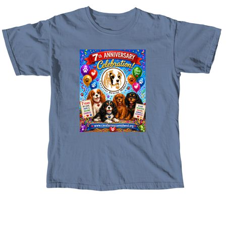 CRM 7TH Anniversary&nbsp;, a Blue Jean Comfort Colors Unisex Tee