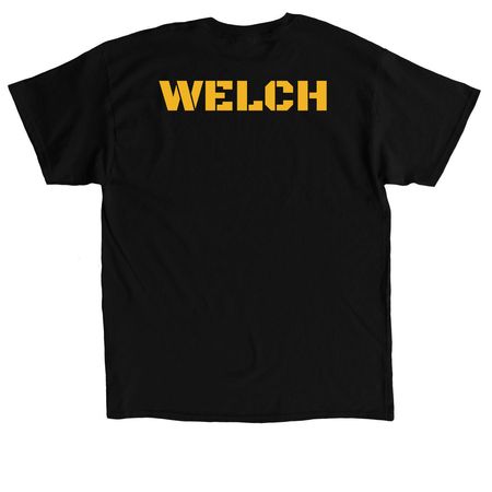 LIZZIE WELCH NEW ORLEANS JERSEY, a Black Classic Unisex Tee (back-view)