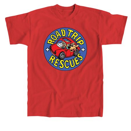 Road, White and AROO! RTR Summer Fundraiser, a Red Union Made Unisex Tee