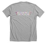Vascular- Beads, a Athletic Heather Premium Unisex Tee (back-view)