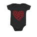 Full of Love Onesies!, a Black Infant Onesie