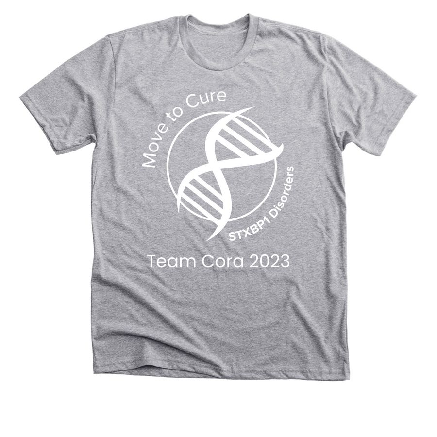 Move to Cure STXBP1&nbsp;, a Athletic Heather Premium Unisex Tee