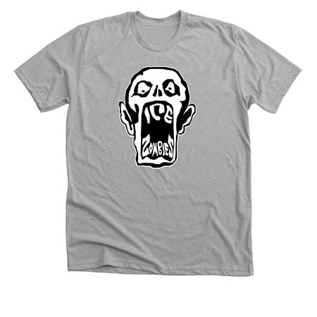 Ice Zombies Team Values, a Athletic Heather Premium Unisex Tee